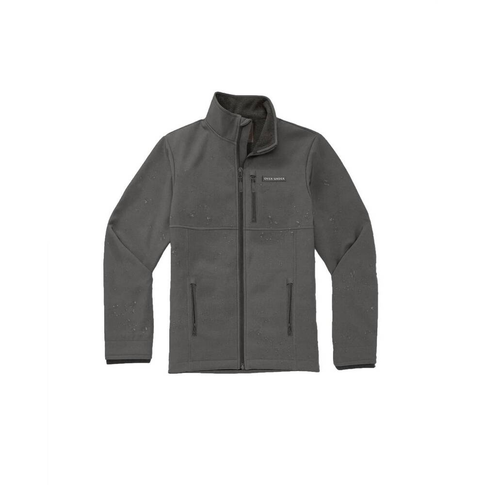 NEW OVER UNDER men's hydratech fleece jacket in gunmetal